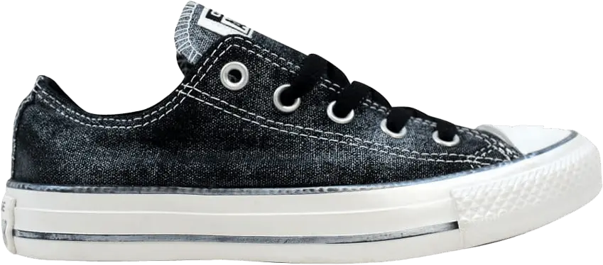  Converse Wmns Chuck Taylor All Star Ox &#039;Washed Black&#039;