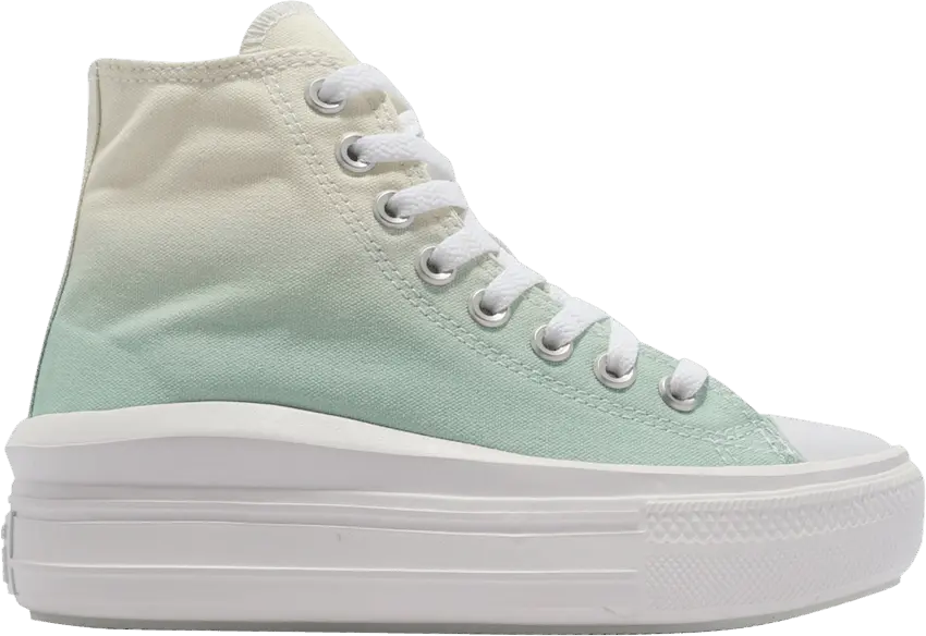  Converse Wmns Chuck Taylor All Star Move High &#039;Ombre - Light Dew&#039;