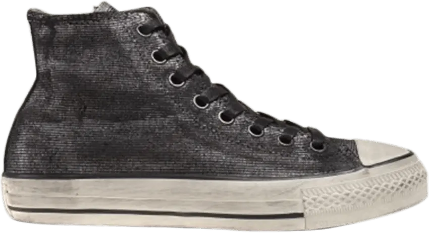  Converse John Varvatos x Chuck Taylor All Star Hi &#039;Black SIlver&#039;