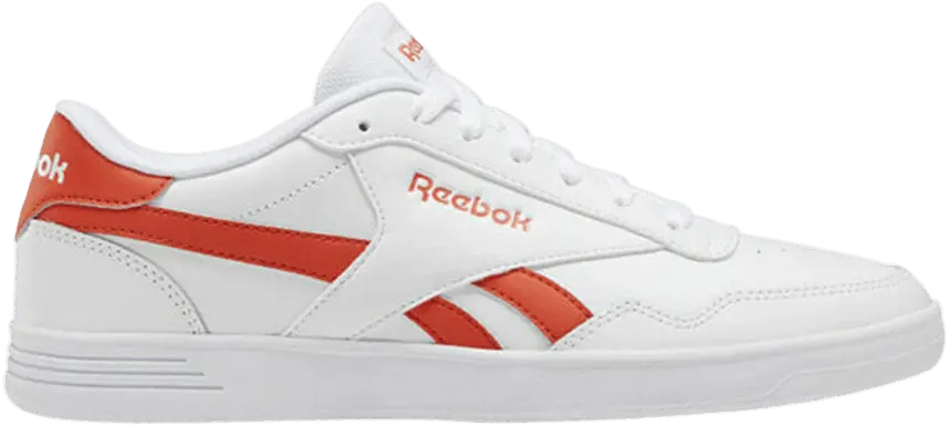  Reebok Royal Techque T &#039;White Vivid Orange&#039;