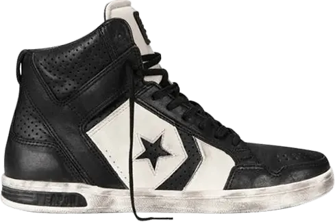  Converse John Varvatos Weapon Mid &#039;Distressed Black White&#039;