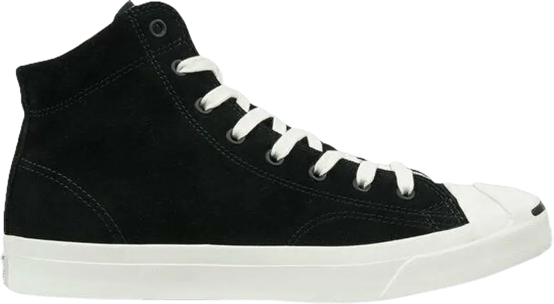  Converse Jack Purcell Mid &#039;Black Suede&#039;