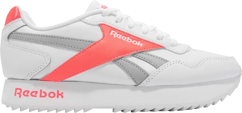  Reebok Royal Glide &#039;Ripple Double - White Orange&#039;