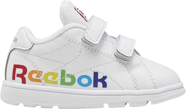  Reebok Royal Complete CLN 2 Toddler &#039;White Rainbow&#039;