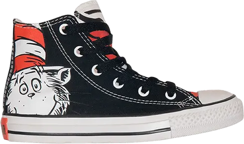  Converse Dr. Seuss x Chuck Taylor All Star Hi GS &#039;Cat in the Hat&#039;