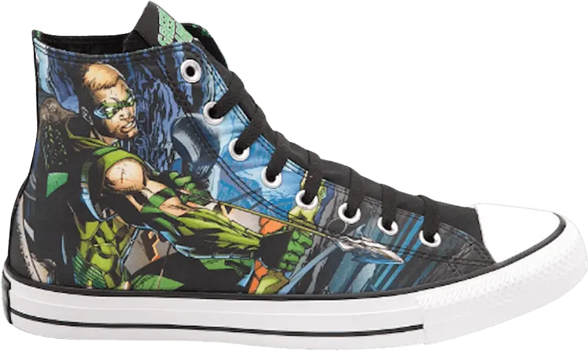  Converse DC Comics x Chuck Taylor All Star High &#039;Green Arrow&#039;