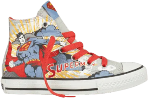  Converse DC Comics x Chuck Taylor All Star Hi GS &#039;Superman&#039;