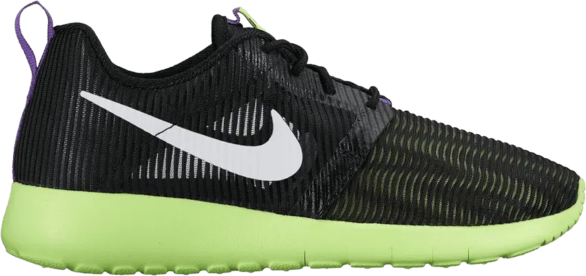  Nike Roshe One Flight Weight Black Ghost Green (GS)