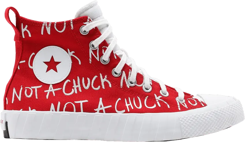  Converse UNT1TL3D Hi Not A Chuck Red