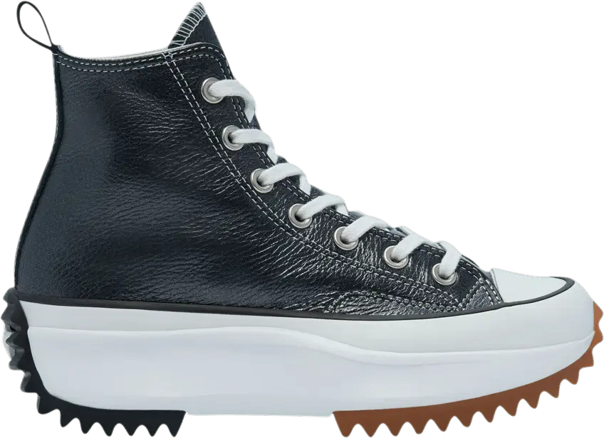  Converse Run Star Hike High Metallic Classics Black