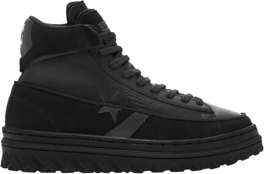  Converse Pro Leather X2 High Black Ice Triple Black
