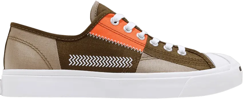 Converse Jack Purcell Low Mix n Match Brown Orange