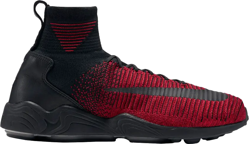 Nike Mercurial XI Flyknit University Red Black
