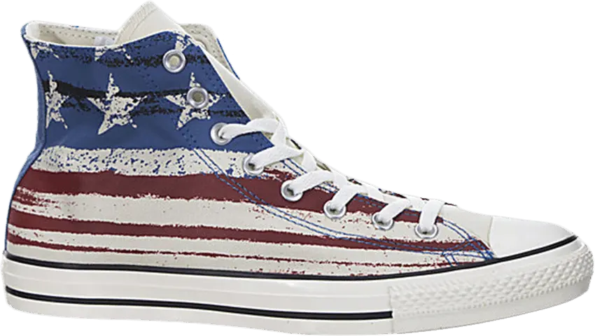  Converse Chuck Taylor Hi US Flag Chili Paste