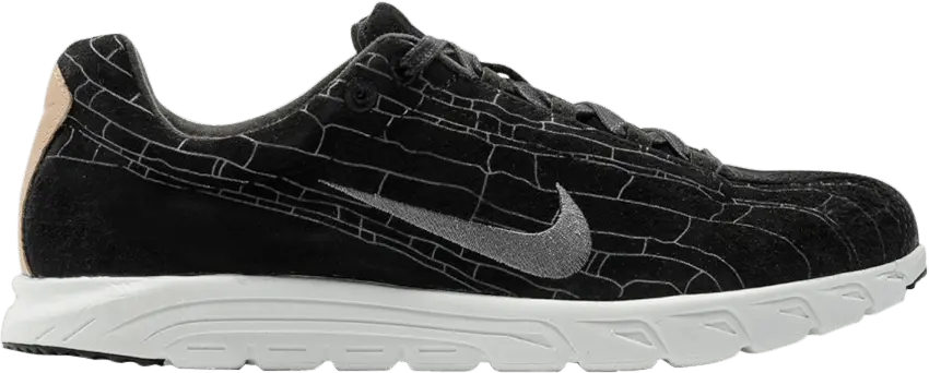  Nike Mayfly Leather Premium Black/Black-Dark Grey-Linen
