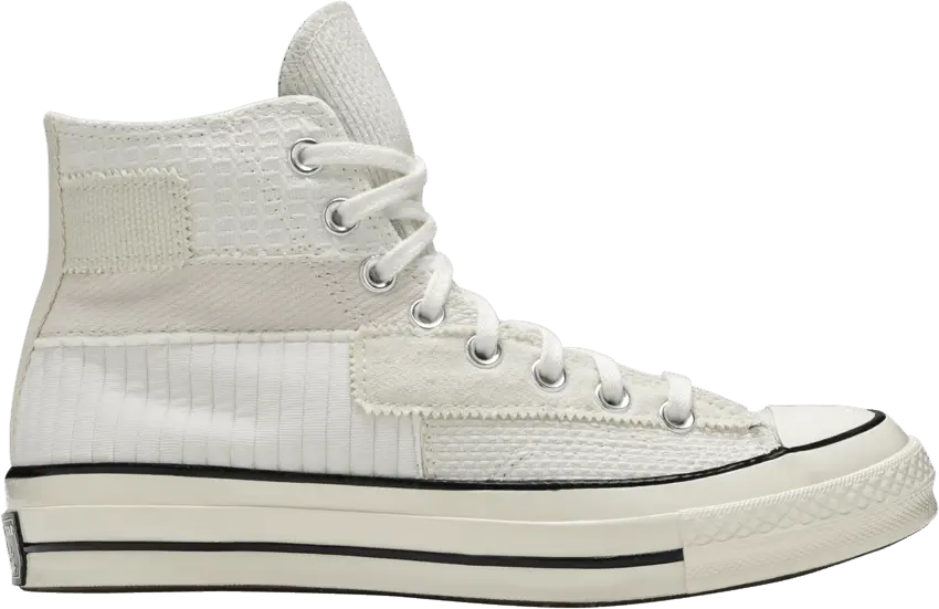  Converse Chuck Taylor All-Star 70 Hi Mono Patchwork White Egret