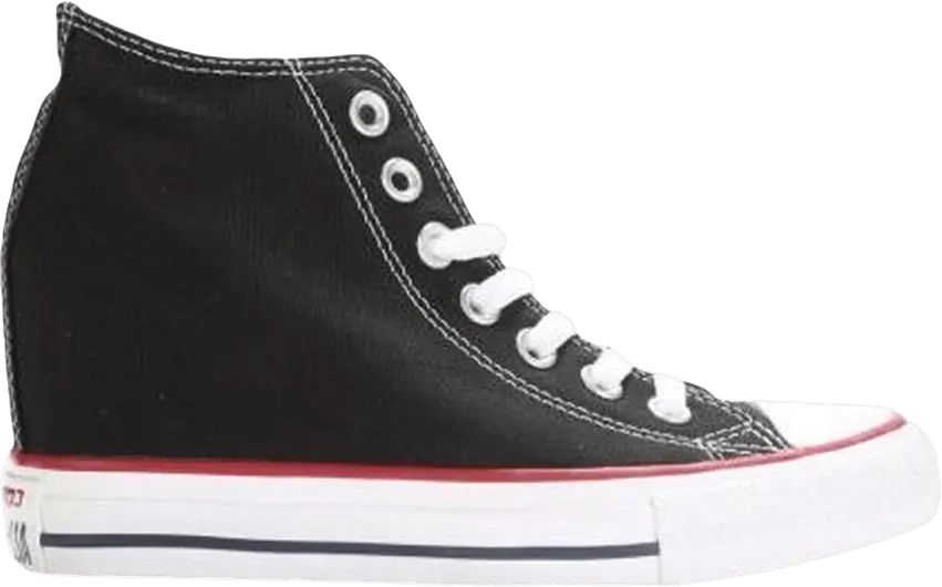  Converse Wmns Chuck Taylor All Star Lux Wedge Hi &#039;Black&#039;