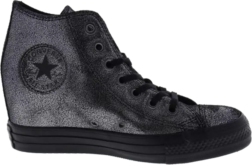  Converse Wmns Chuck Taylor All Star Lux Wedge &#039;Silver Black&#039;