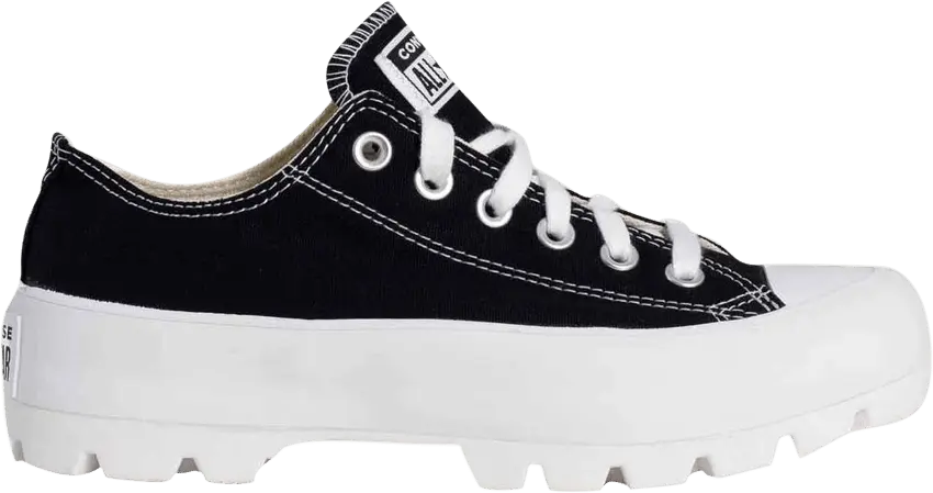  Converse Wmns Chuck Taylor All Star Lugged Low &#039;Black White&#039;