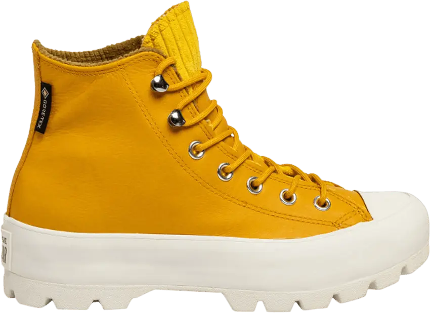  Converse Wmns Chuck Taylor All Star Lugged Leather High &#039;Gold Dart&#039;