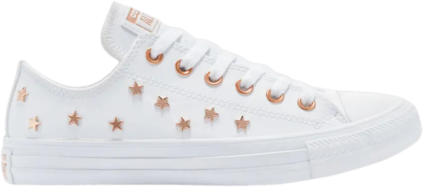  Converse Wmns Chuck Taylor All Star Low &#039;Star Studs - White Rose Gold&#039;