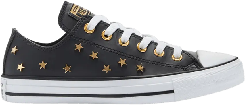  Converse Wmns Chuck Taylor All Star Low &#039;Star Studs - Black Gold&#039;