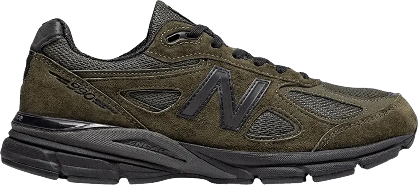  New Balance 990v4 Made in USA 2E Wide &#039;Military Green&#039;