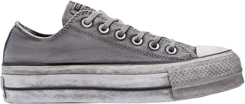  Converse Wmns Chuck Taylor All Star Lift Platform Low &#039;Smoked Canvas - Grey&#039;