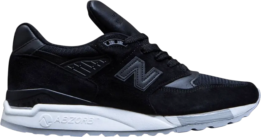  New Balance 998 Made in USA &#039;Black White Grey&#039;