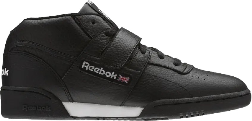  Reebok Workout Clean Mid Strap &#039;Black&#039;