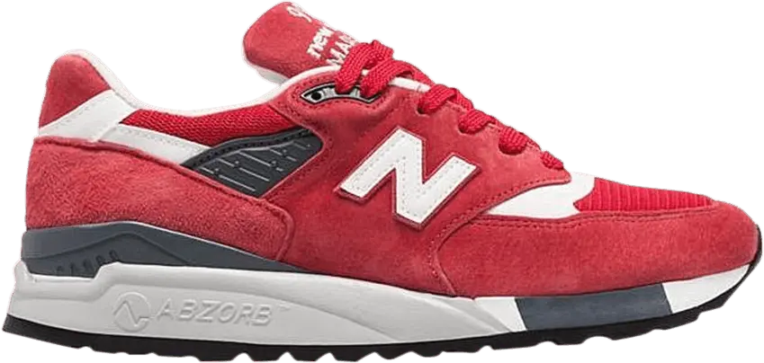  New Balance 998 Made in USA &#039;Red White&#039;