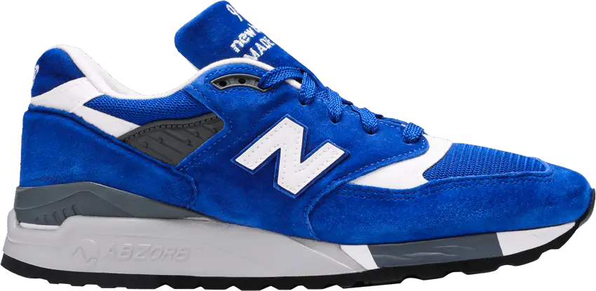  New Balance 998 Made in USA &#039;Suede Pack - Royal Blue&#039;