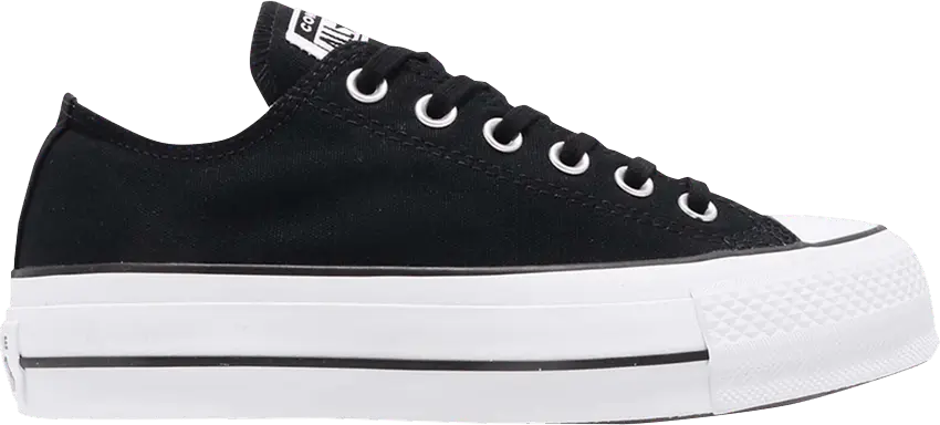  Converse Wmns Chuck Taylor All Star Lift Low &#039;Black White&#039;