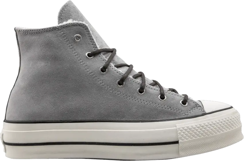  Converse Wmns Chuck Taylor All Star Lift High &#039;Sherpa - Wolf Grey&#039;