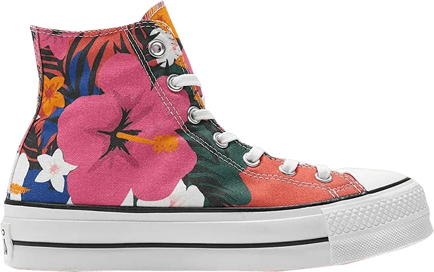  Converse Wmns Chuck Taylor All Star Lift High &#039;Paradise Print&#039;