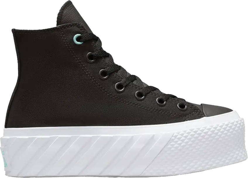  Converse Wmns Chuck Taylor All Star Lift 2X High &#039;Surface Fusion - Black&#039;