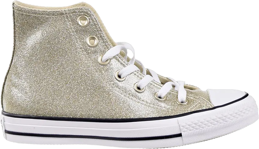  Converse Wmns Chuck Taylor All Star High &#039;Light Gold Glitters&#039;