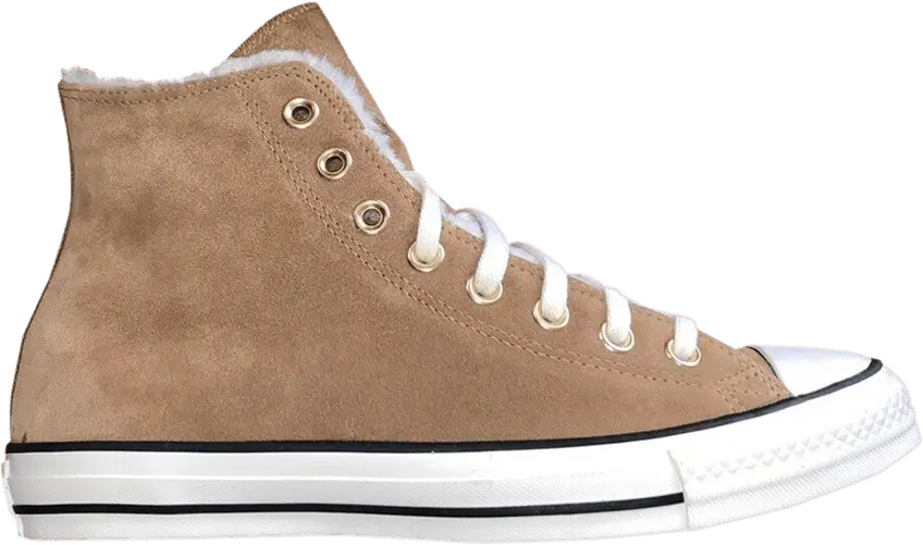  Converse Wmns Chuck Taylor All Star High &#039;Faux Fur - Tan&#039;