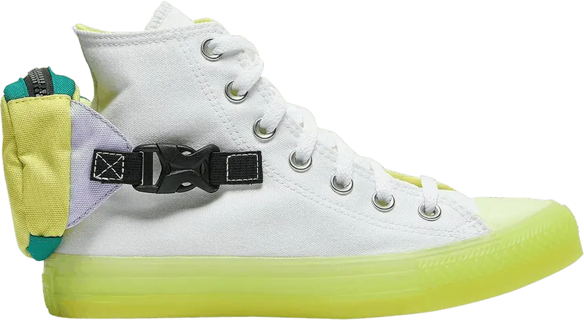  Converse Wmns Chuck Taylor All Star High &#039;Buckle Up - White Volt&#039;