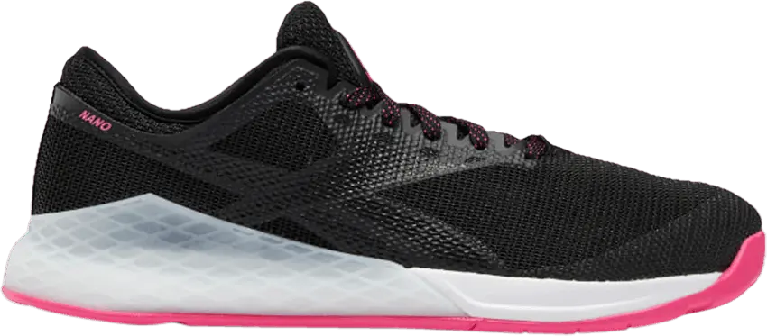  Reebok Wmns Nano 9 &#039;Black Proud Pink&#039;