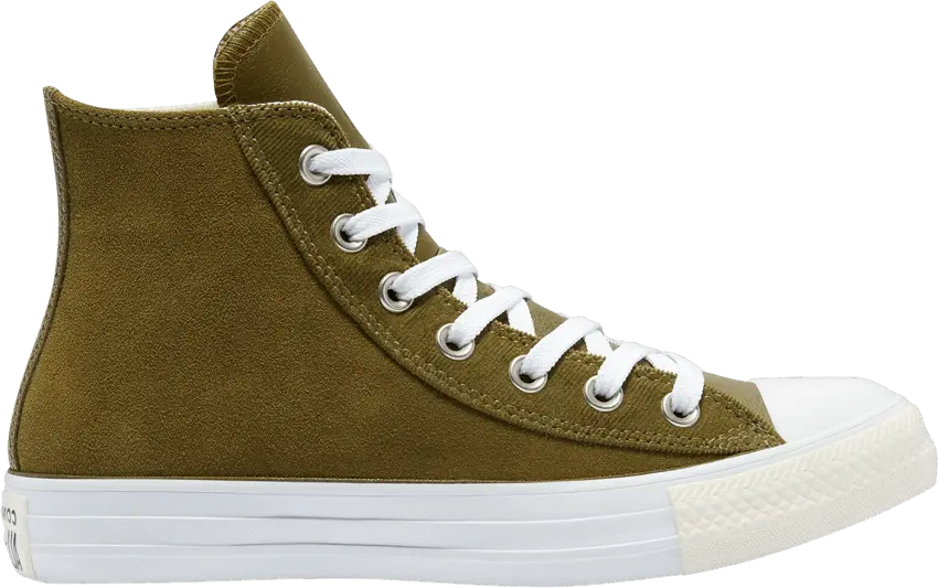  Converse Wmns Chuck Taylor All Star High &#039;+1 Detail - Dark Moss&#039;