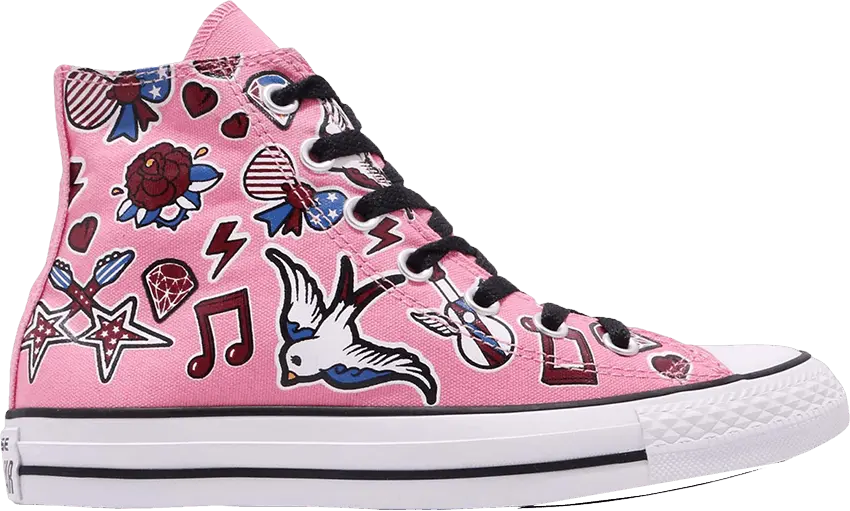  Converse Wmns Chuck Taylor All Star Hi &#039;Music Bird&#039;