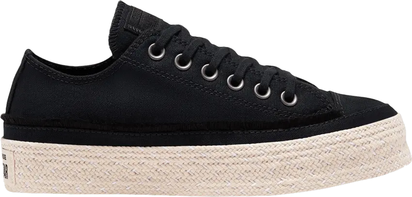  Converse Wmns Chuck Taylor All Star Espadrille Low &#039;Trail to Cove - Black&#039;