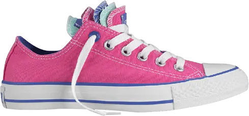  Converse Wmns Chuck Taylor All Star Double Tongue Ox &#039;Carmine Rose&#039;