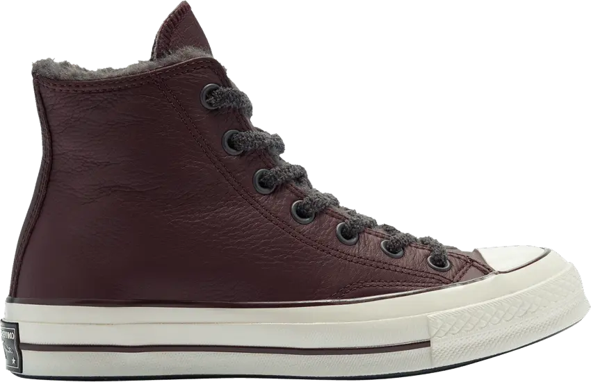  Converse Wmns Chuck 70 High &#039;Cozy Club - Black Currant&#039;