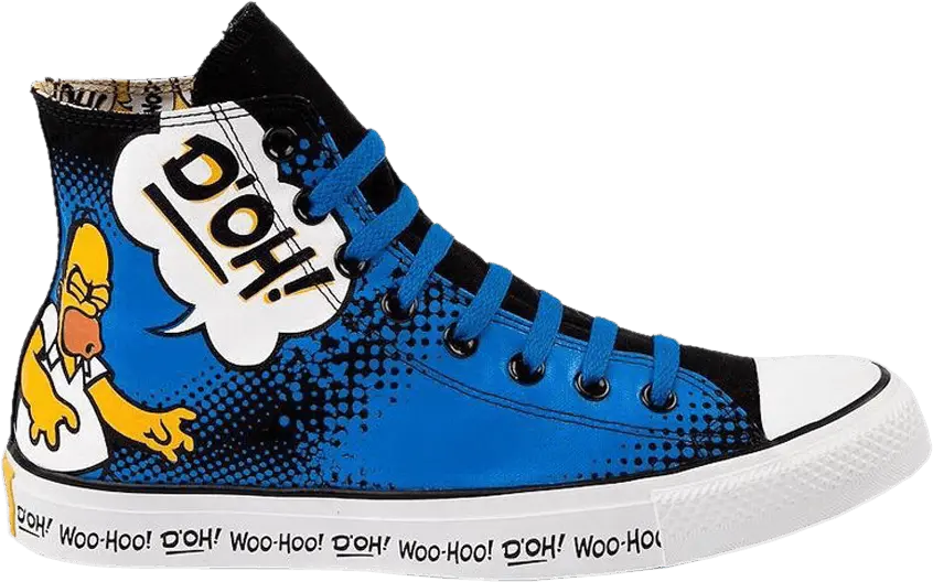  Converse The Simpsons x Chuck Taylor All Star High &#039;Homer D&#039;oh!&#039;