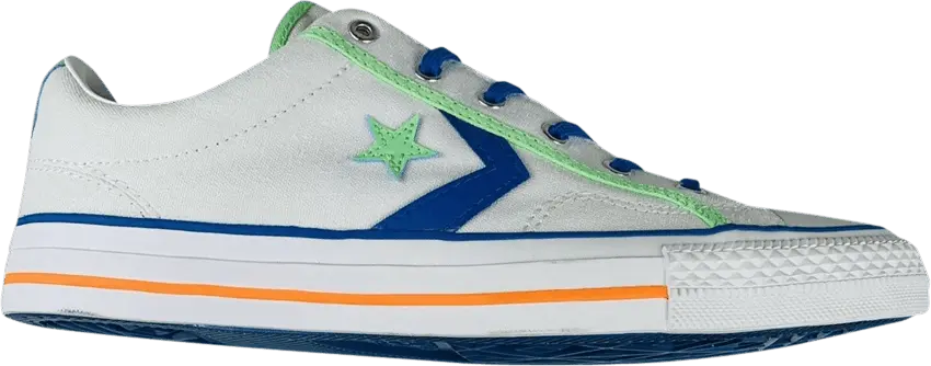 Converse Star Player Low GS &#039;White Blue Green&#039;