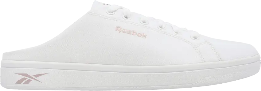  Reebok Wmns Court Series 1 Mule &#039;White Blush Metal&#039;