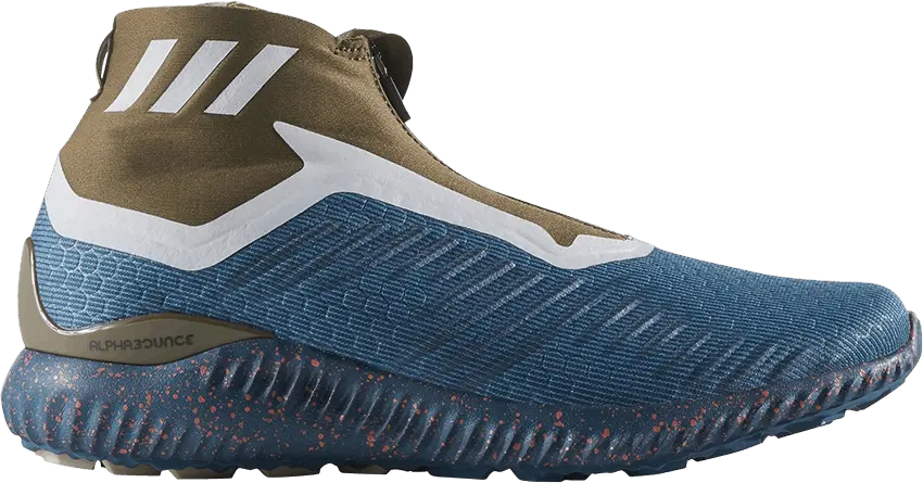  Adidas adidas Alphabounce Mid Night Blue Olive Khaki