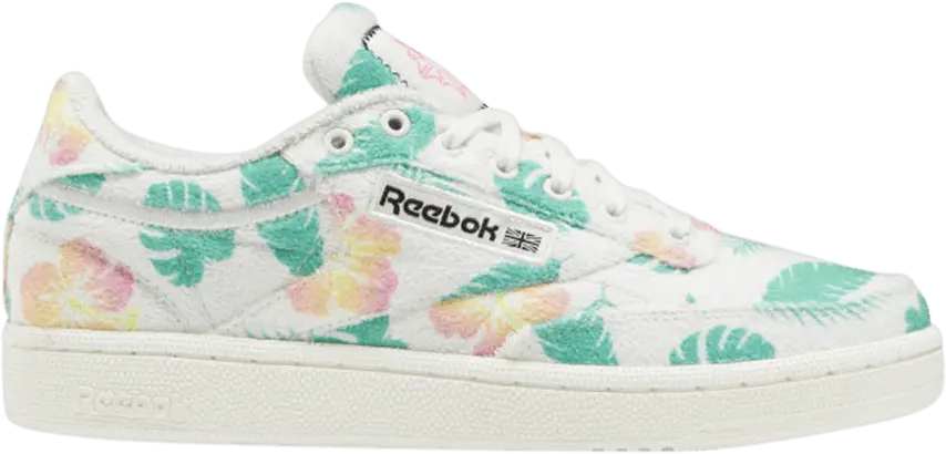  Reebok Wmns Club C 85 &#039;Beach Floral Print&#039;